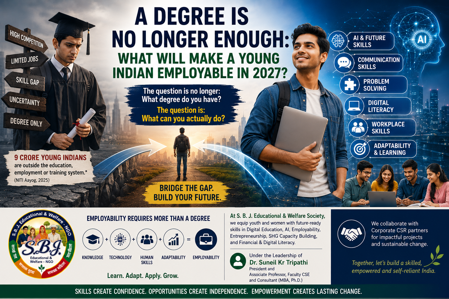 A Degree Is No Longer Enough: What Will Make a Young Indian Employable in 2027?