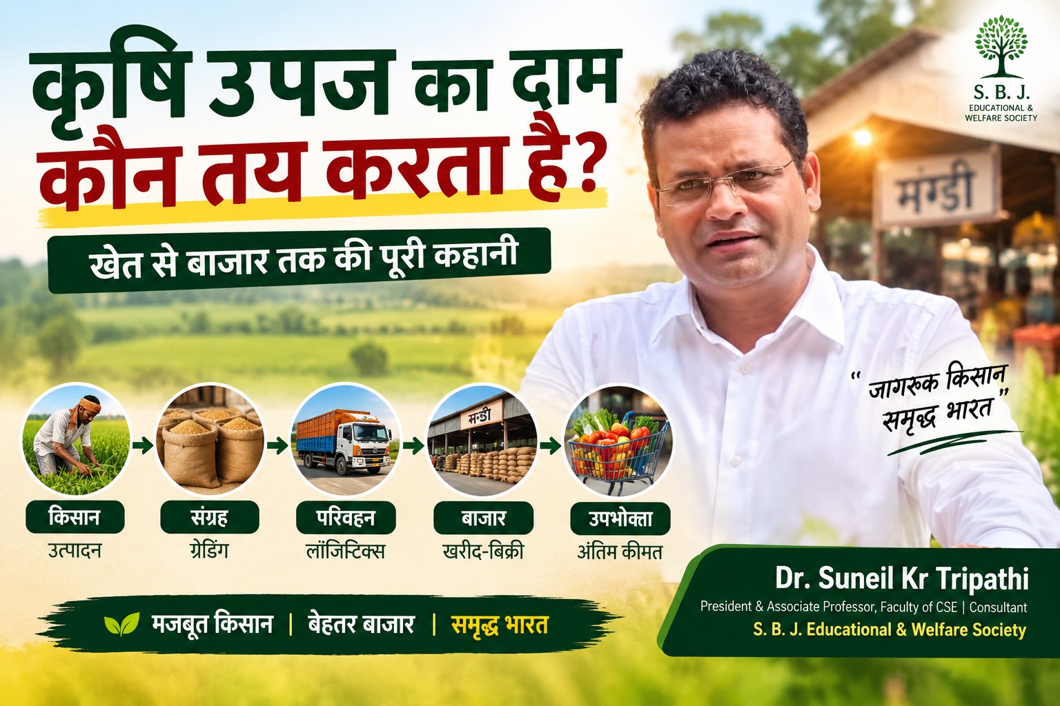 कृषि उपज का दाम कौन तय करता है ?